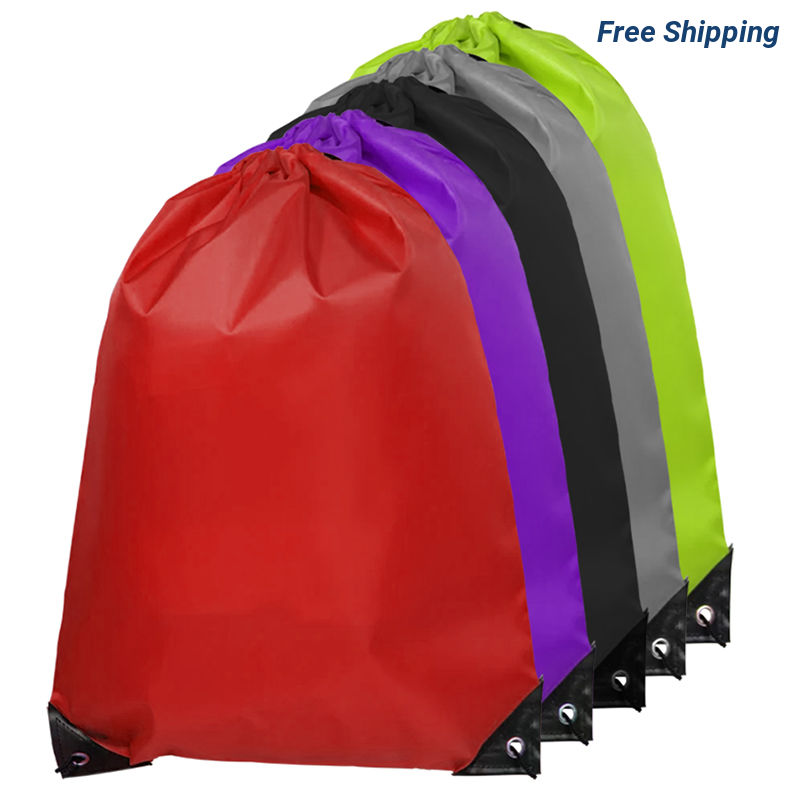Blank Drawstring Nylon Tote Bag | Blank Tote Bags